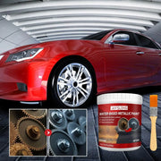 Anti-Rust Metallic Paint (300g) with Brush – Water-Based Coating for Rust Removal on Metal