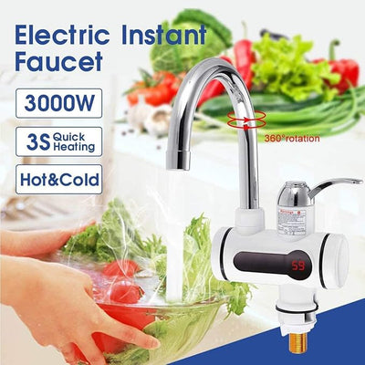 Instant 360° Electric Water Heating Tap for Kitchens and Bathrooms