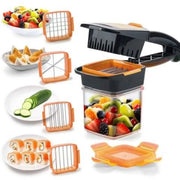 5 in 1 Vegetable Cutter Stainless Steel Magic Chopper